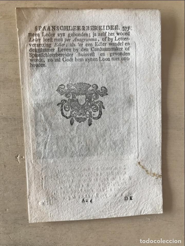 Arte: Fabricando telas, 1736. Luyken - Foto 6