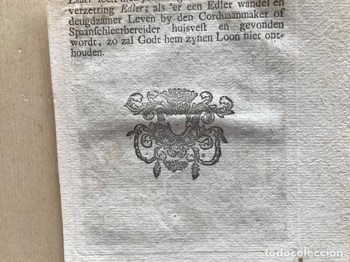 Arte: Fabricando telas, 1736. Luyken - Foto 7