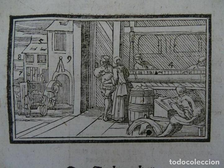 Arte: Tienda pa&ntilde;os y telas, 1754. An&oacute;nimo - Foto 5