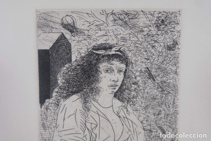 Arte: Grabado Mujer siglo XX - Foto 3