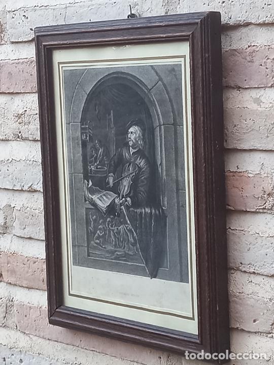 Arte: GRABADO ANTIGUO ENMARCADO. - Foto 2