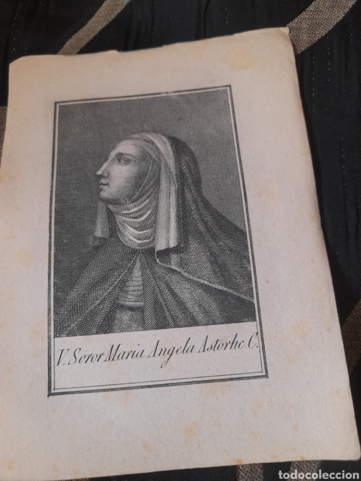 Arte: Antiguo grabado religioso - Foto 1