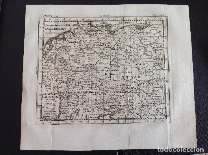 Arte: N. Bion. Mapa de Alemania. - Foto 1
