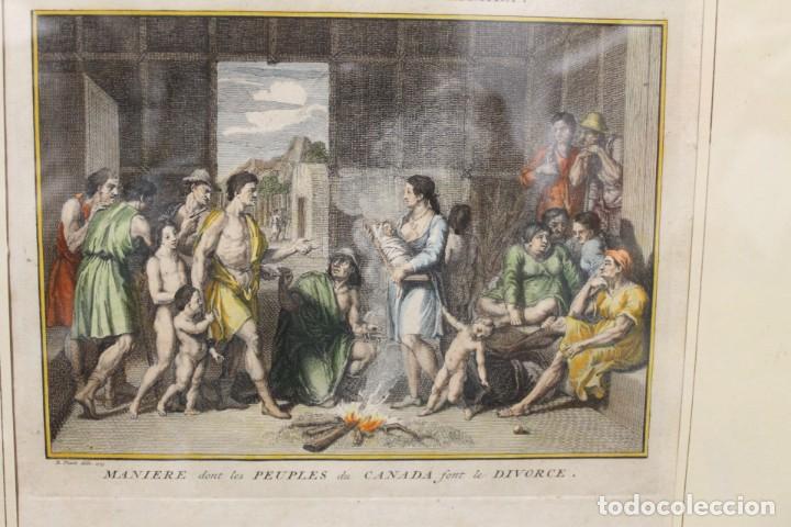 Arte: B. PICART, GRABADO &rdquo; CANADA&rdquo; 1723 - Foto 3