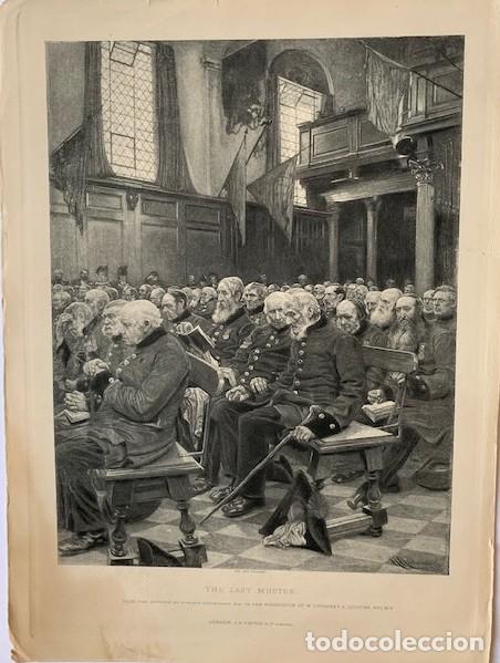Arte: The Last Muster - Grabado de A. Turrell seg&uacute;n Hubert von Herkomer