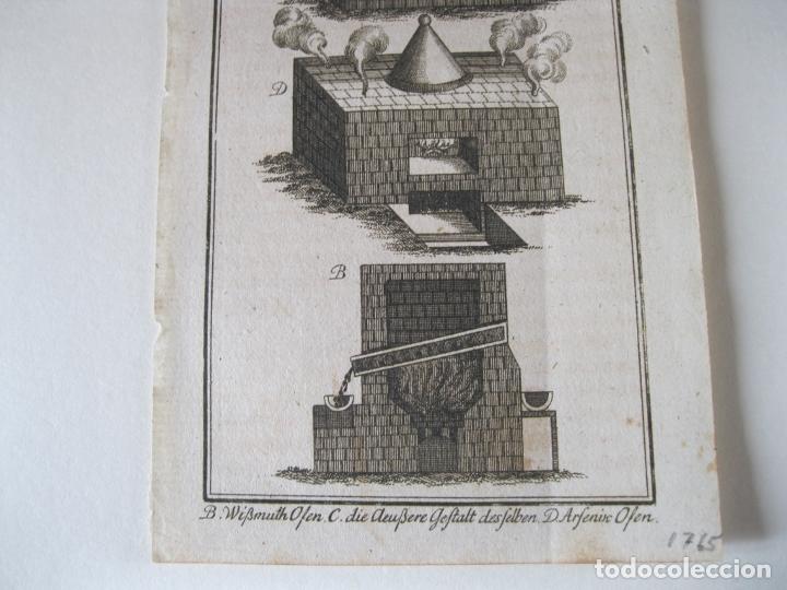 Arte: M&aacute;quina con horno, 1765. An&oacute;nimo - Foto 2