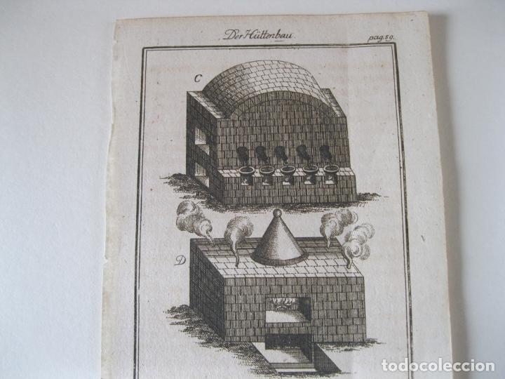 Arte: M&aacute;quina con horno, 1765. An&oacute;nimo - Foto 3