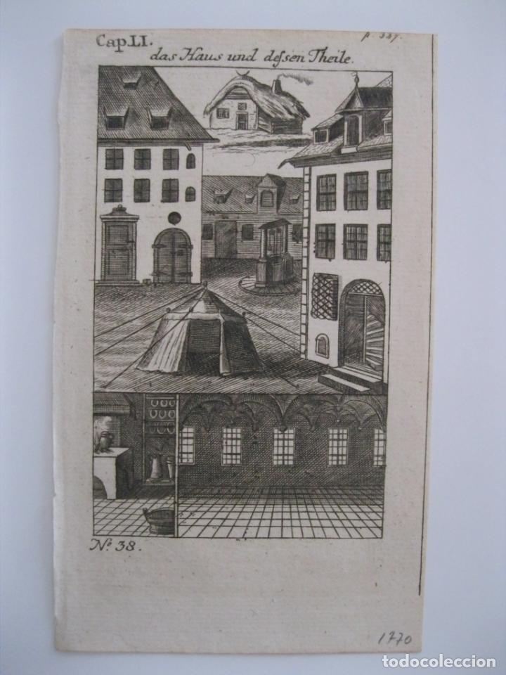 Arte: La casa y sus partes, hacia 1770. An&oacute;nimo - Foto 1