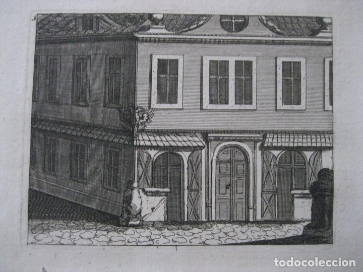 Arte: La casa blasonada y texto, 1774. An&oacute;nimo - Foto 1