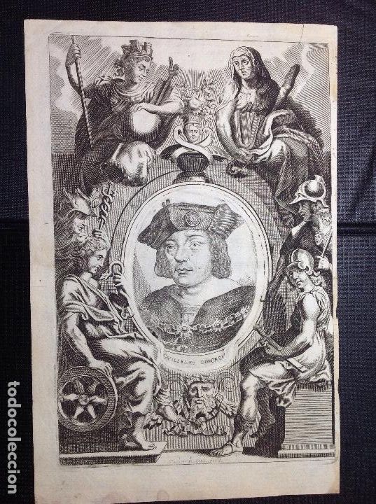 Arte: Gaspar Bouttats. Guillermo de Croy. - Foto 1