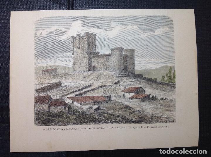 Arte: An&oacute;nimo. Castillo de Torrelobaton en Valladolid. - Foto 1