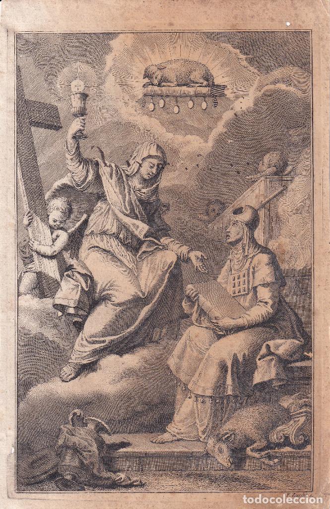 Arte: INTERESANTE GRABADO RELIGIOSO - Foto 1