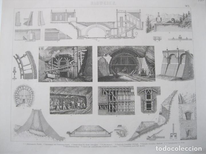 Arte: Detalles constructivos III, circa 1880. Brockhaus - Foto 1