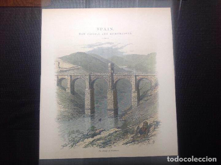 Arte: An&oacute;nimo. El puente de Alc&aacute;ntara. - Foto 1