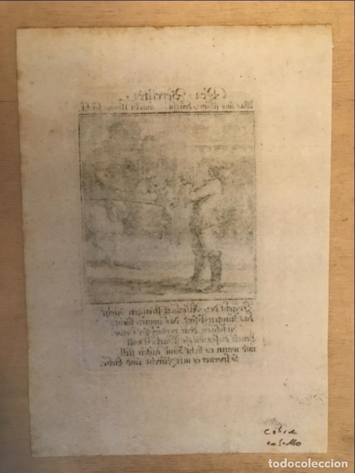 Arte: Escena de doma de caballo, 1698. Luyken/Weigel - Foto 5