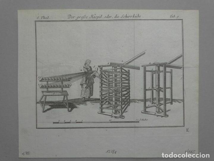 Arte: Industria textil barroca, 1765. An&oacute;nimo - Foto 5