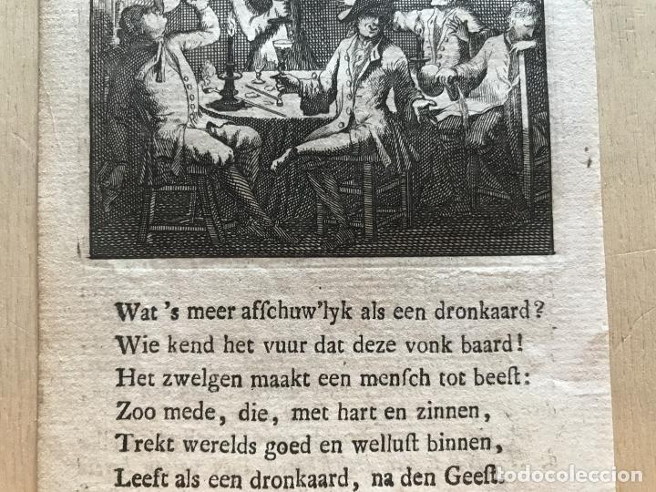 Arte: Tomando vino con amigos, 1736. Luyken - Foto 5
