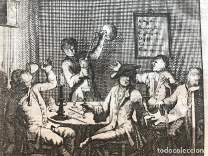 Arte: Tomando vino con amigos, 1736. Luyken - Foto 6