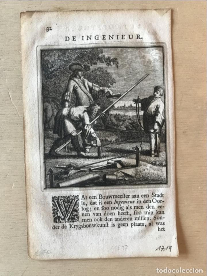 Arte: Ingeniero barroco, 1719. Weigel - Foto 2