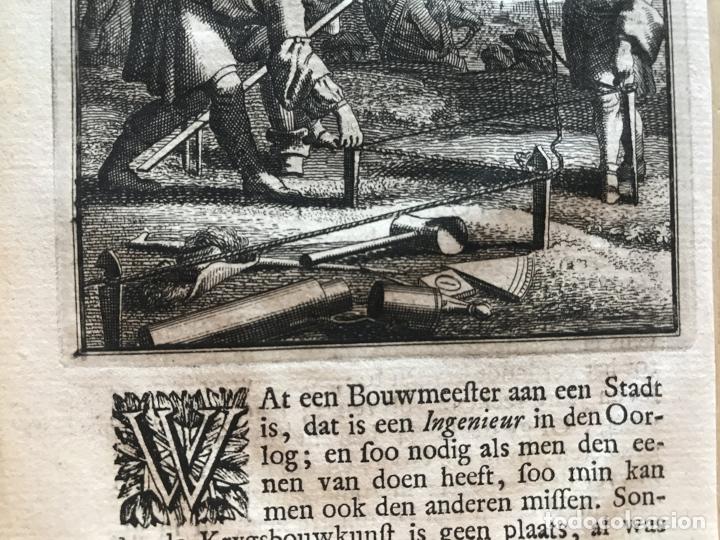 Arte: Ingeniero barroco, 1719. Weigel - Foto 5