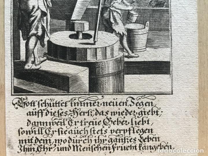 Arte: Molineros barrocos, 1699. Luyken / Weigel - Foto 5