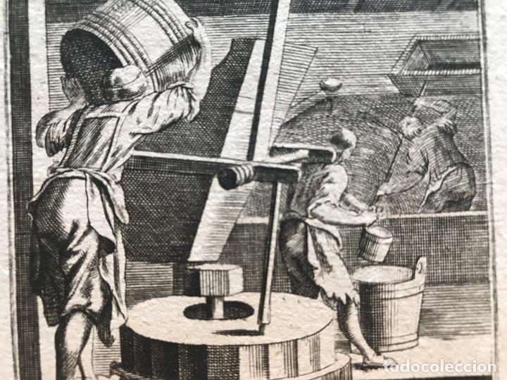 Arte: Molineros barrocos, 1699. Luyken / Weigel - Foto 1