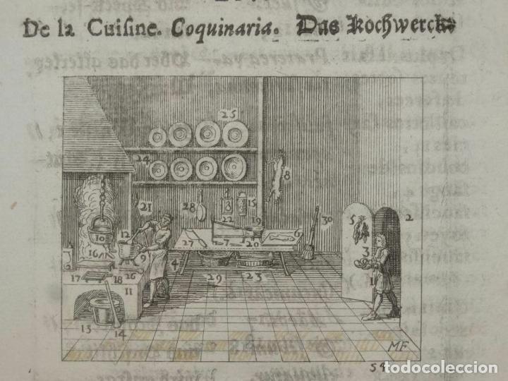 Arte: Interior de una cocina renacentista, 1691. MF - Foto 1