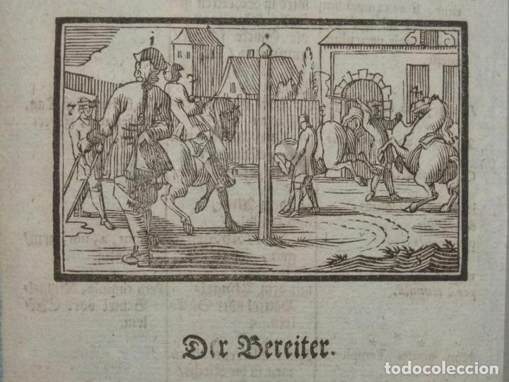 Arte: Escuela de equitaci&oacute;n renacentista, 1691. S - Foto 1