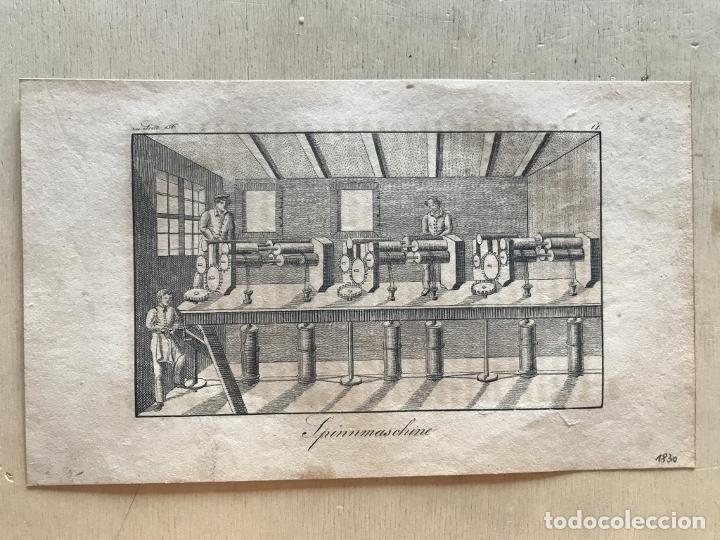 Arte: Fabricantes de agujas, 1830. An&oacute;nimo - Foto 2