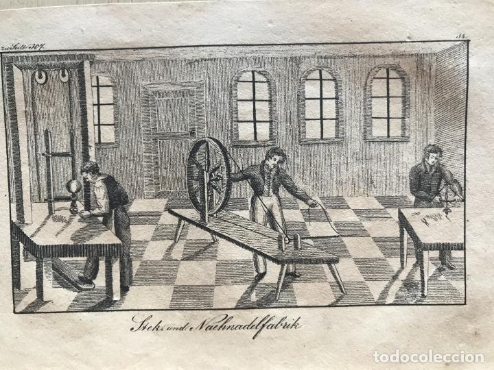 Arte: Fabricando agujas, 1830. An&oacute;nimo - Foto 3
