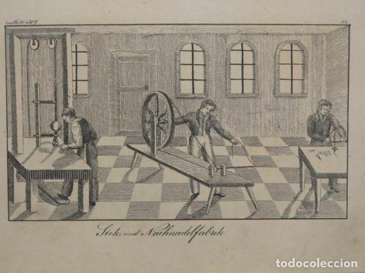 Arte: Fabricando agujas, 1830. An&oacute;nimo - Foto 1