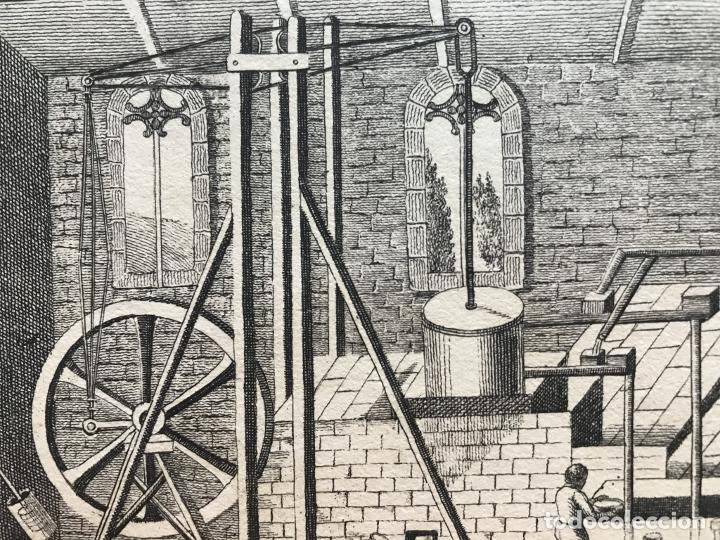 Arte: M&aacute;quina de vapor, 1830. An&oacute;nimo - Foto 4