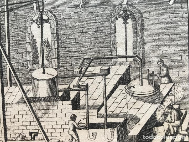Arte: M&aacute;quina de vapor, 1830. An&oacute;nimo - Foto 5