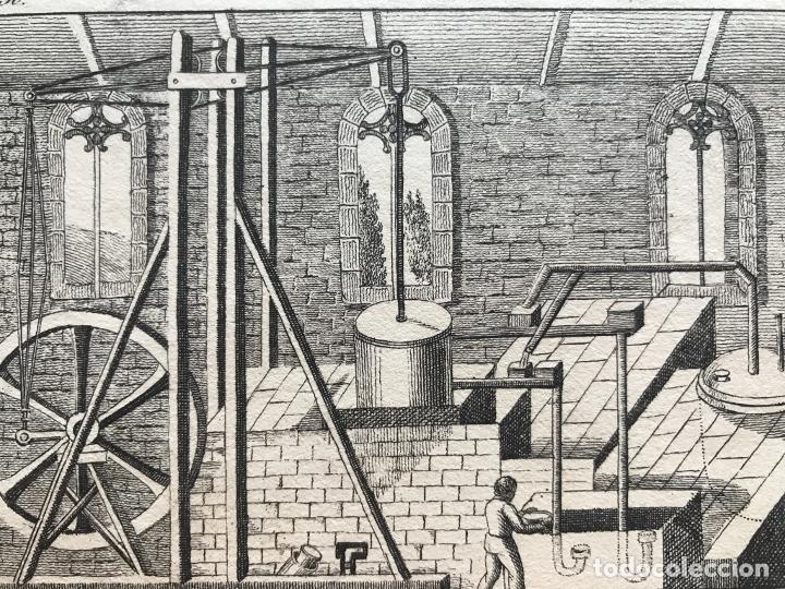 Arte: M&aacute;quina de vapor, 1830. An&oacute;nimo - Foto 6