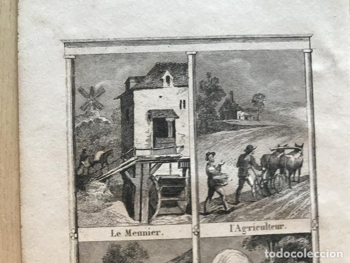 Arte: Trabajos del campo, 1842. An&oacute;nimo - Foto 4