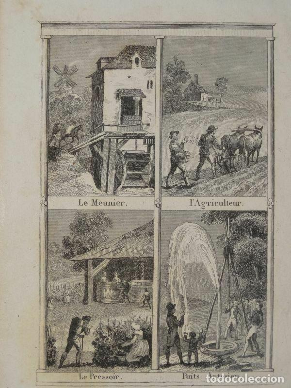 Arte: Trabajos del campo, 1842. An&oacute;nimo - Foto 1
