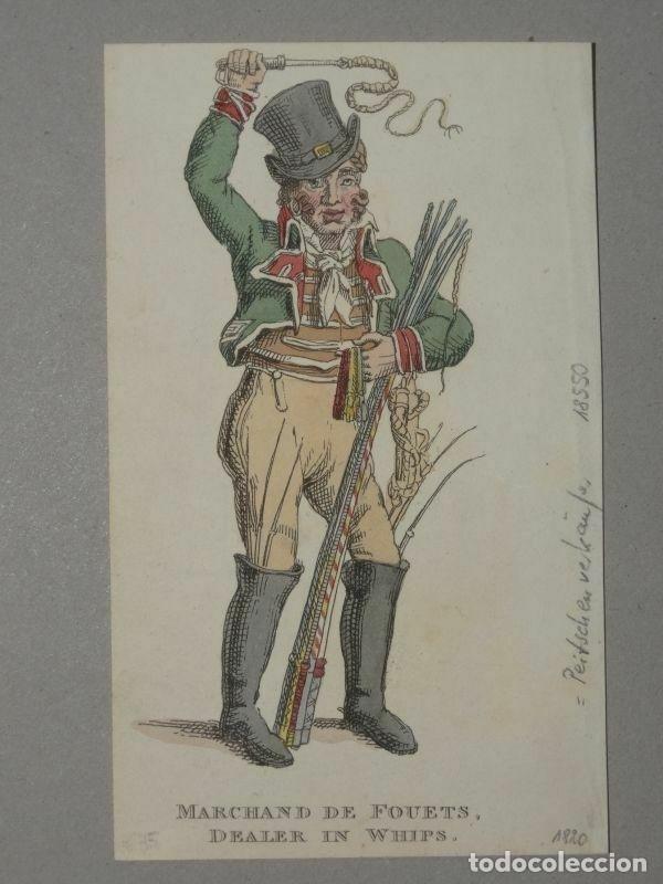 Arte: El comerciante de l&aacute;tigos, 1820. An&oacute;nimo - Foto 1