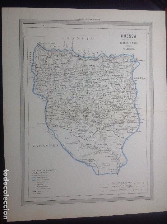 Arte: Martin Ferreiro. Mapa de Huesca. - Foto 1