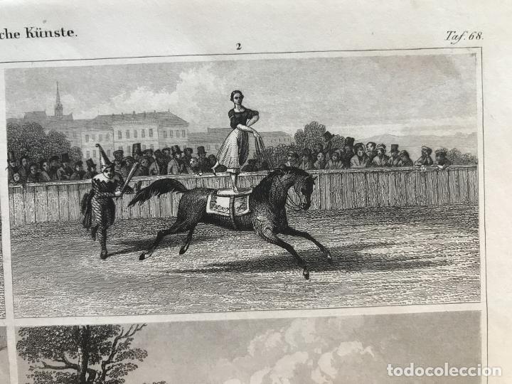 Arte: Diferentes formas de utilizar el caballo, 1845. An&oacute;nimo - Foto 4
