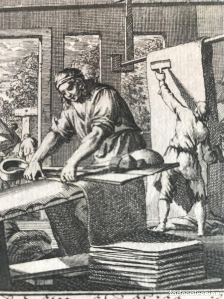 Arte: Trabajando el cuero, 1698. Luyken/Weigel - Foto 3