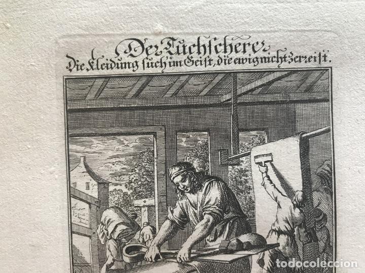Arte: Trabajando el cuero, 1698. Luyken/Weigel - Foto 4