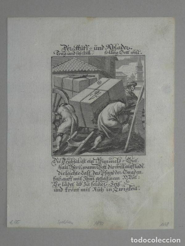 Arte: Cargadores, 1698. Luyken/Weigel - Foto 8
