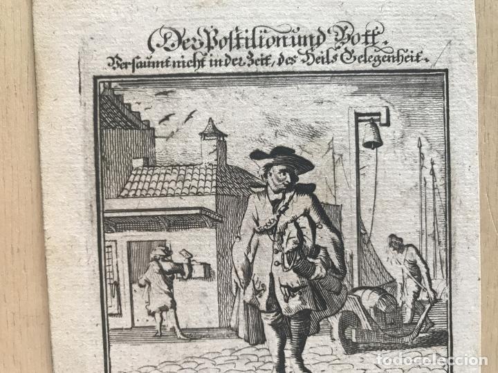 Arte: El mensajero, 1699. Luyken/Weigel - Foto 4