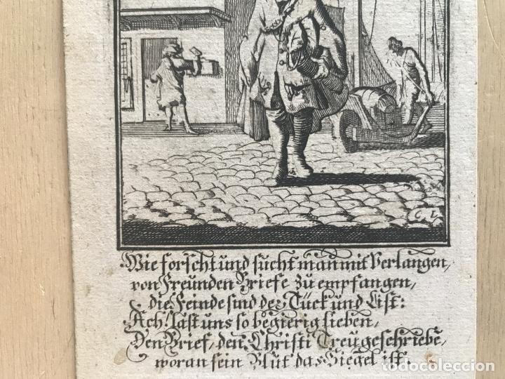 Arte: El mensajero, 1699. Luyken/Weigel - Foto 5