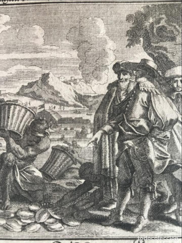 Arte: Comerciantes de perlas, 1698. Luyken / Weigel - Foto 3