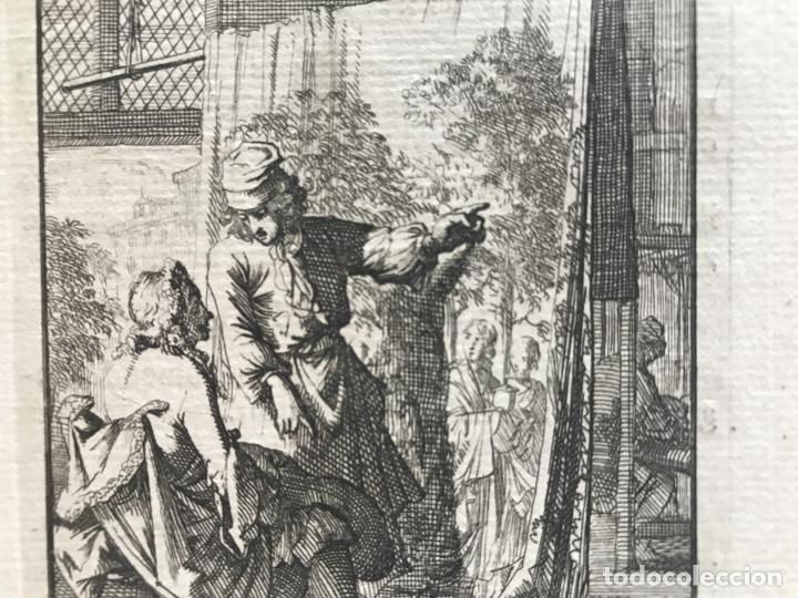 Arte: Vendedor de tapices, 1730. Luyken - Foto 6