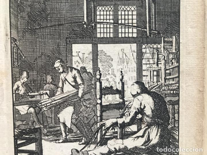 Arte: Fabricantes de sillas, 1730. Luyken - Foto 7