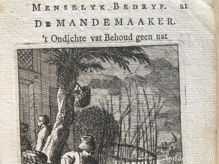 Arte: Fabricante de objetos de mimbre, 1749. Luyken - Foto 5