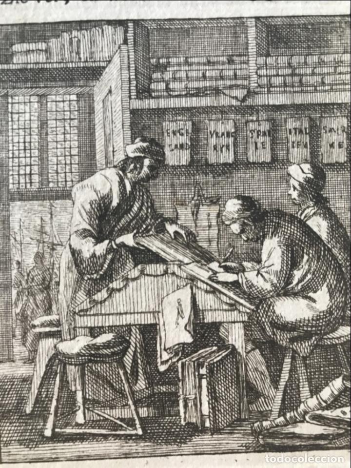 Arte: Comerciantes, 1749. Luyken - Foto 4