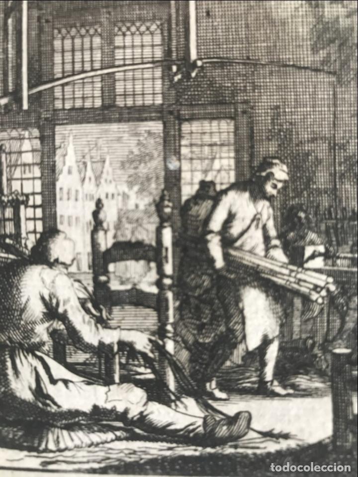 Arte: Elaborando sillas de madera, 1736. Luyken - Foto 4